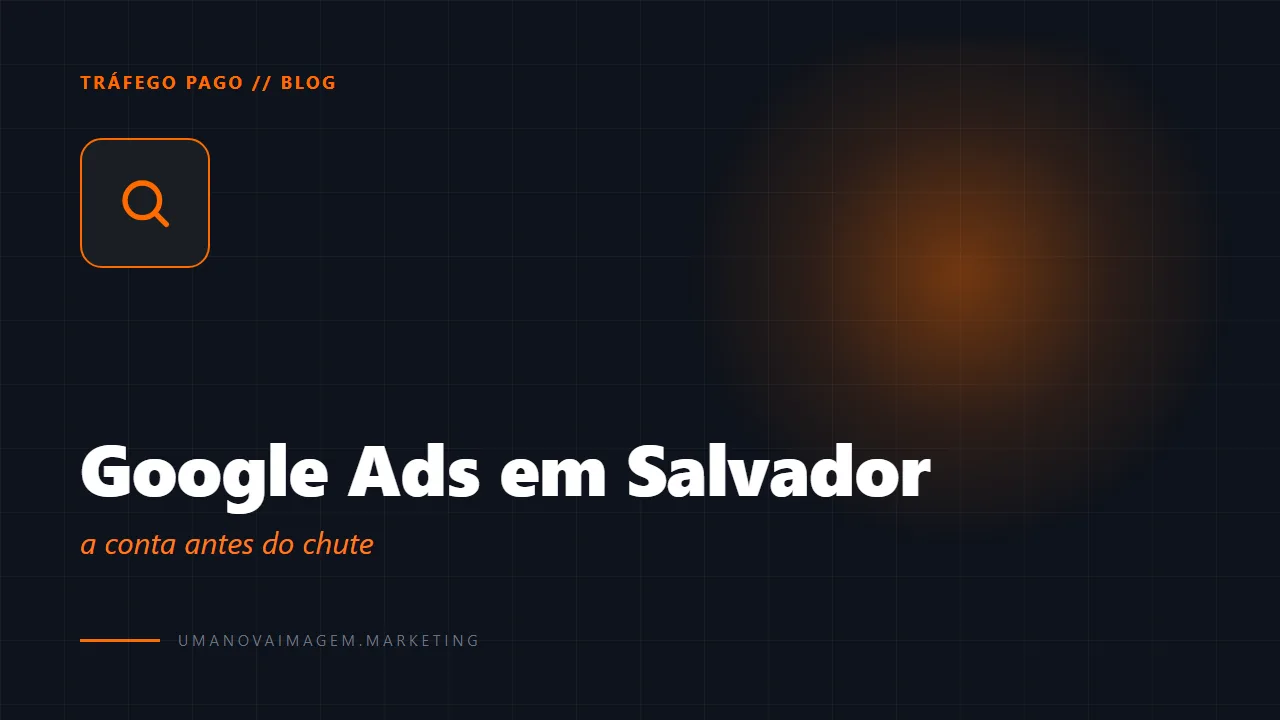 Google Ads em Salvador: quanto investir por mês pra ter retorno — Uma Nova Imagem