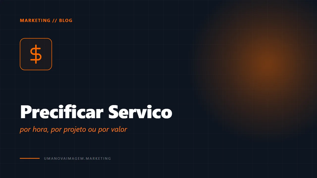Precificação de serviço por hora projeto ou valor — Uma Nova Imagem