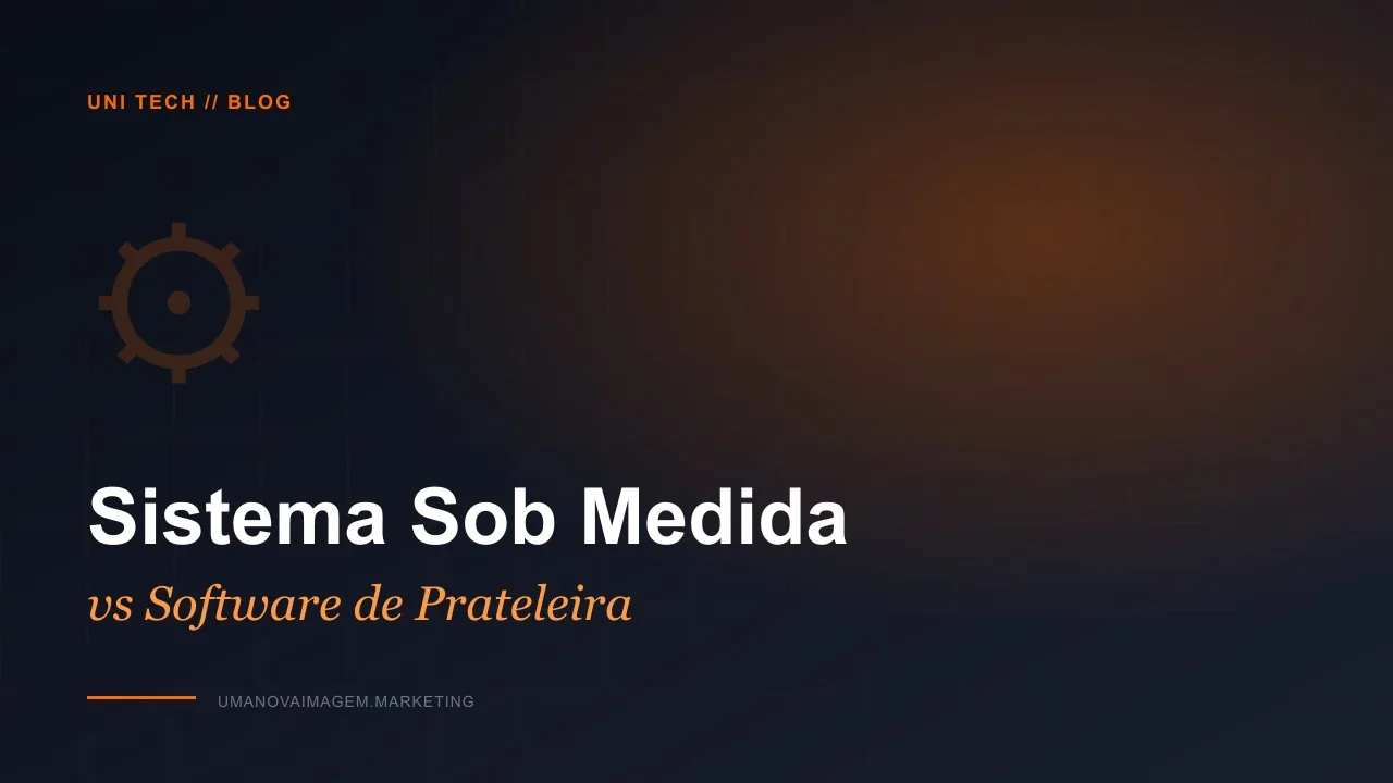 Sistema sob medida vs sistema de prateleira - UNI Tech