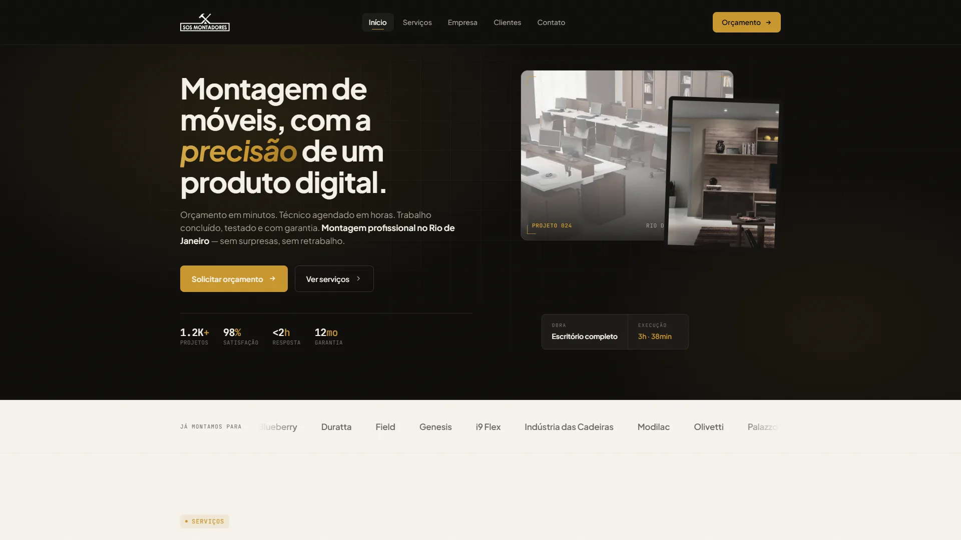 Projeto SOS Montador de Móveis — Site
